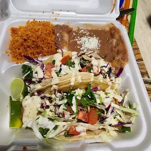 Fish Taco Plate