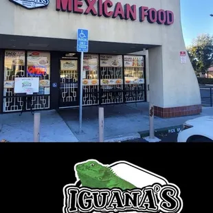 The front of the restaurant