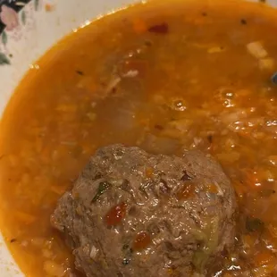 Meatballs soup !