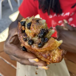 Green Chile cinnamon roll