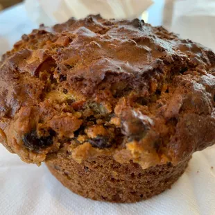 $3.50 morning glory muffin. Large.