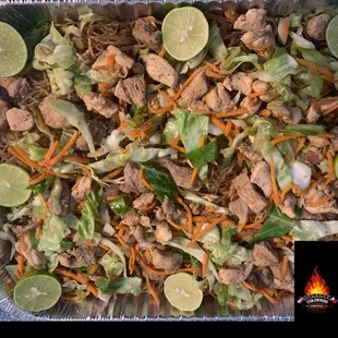 a closeup of the dish