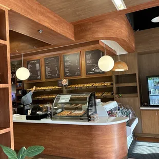 a view of a bakery counter