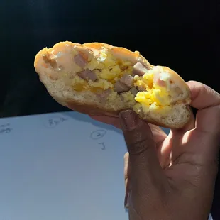 Ham and egg kolachie