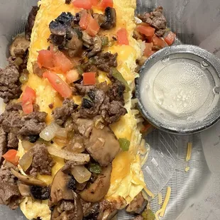 Big Steak Omelette
