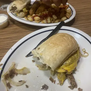 Philly Cheese Steak Stacker Chicken tenders