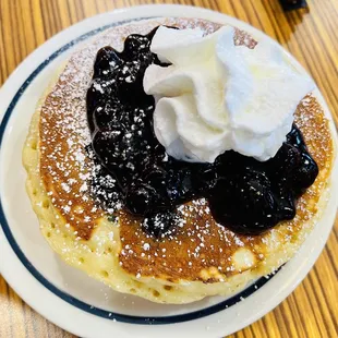 Double Blueberry Pancakes
