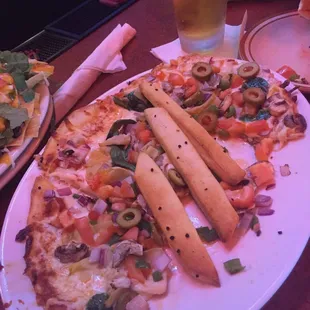 Veggie pizza is awesome!!!