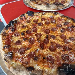 pizza, food