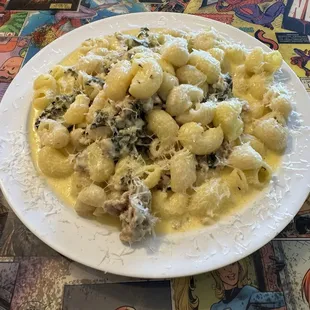 Sausage and Kale Canestri