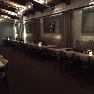 Party room , seats 24 people.