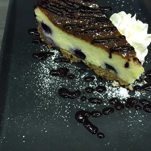 Blueberry ricotta cheese cake