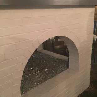 Loving this beautiful white fireplace