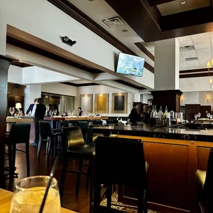 Bar booth area