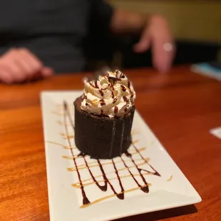 a chocolate dessert