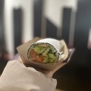 2. Dancing Salmon Burrito