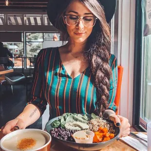 Thank you Ilyssa for stopping by! Vegetarian, Vegan, Gluten-Free options, and delicious Chai drinks!