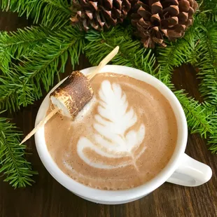 Campfire S'more Latte - Served Hot