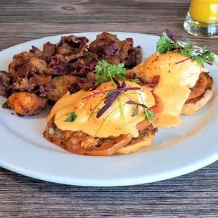 Eggs Benedict for breakfast, brunch or lunch!