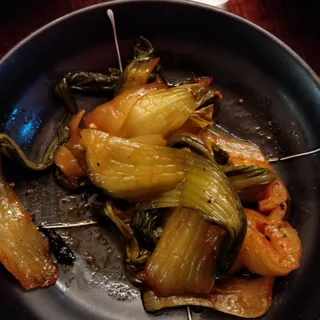 Grilled Spicy Bok Choy