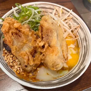 Hot Noods add fried chicken