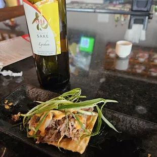 What is left of the Benson Bomb appetizer.