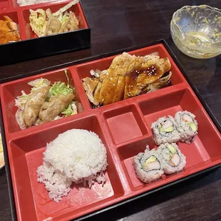 Teriyaki chicken bento box