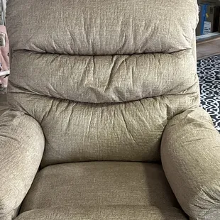 Photo of one of the chairs delivered