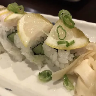 Yuzu Lemon Halibut Roll