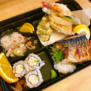 Saba bento @lunch time