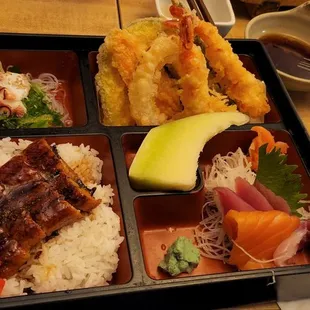 Eel bento