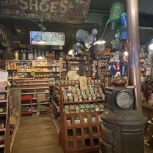 the inside of the store