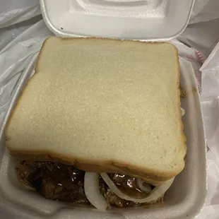 Brisket &quot;sandwich&quot;