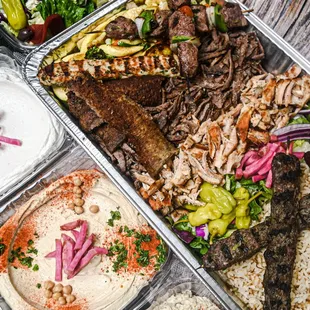 CATERING TRAY AND SPREADS