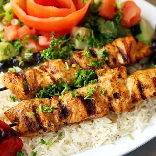 Chicken Kabob Plate