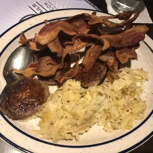 Share plate of brunch sides