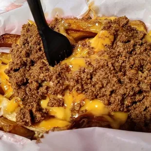 Chili cheese fries