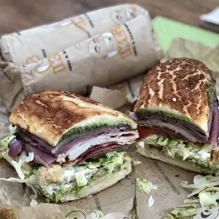 Kryptonite - best sandwich ever!!! This is just a half of it :)