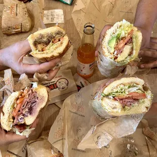 Bottom Left: Paul Rueben Right Side: Adam Richman