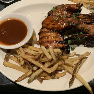 BBQ Chicken Breast and 1/2 Rack of Ribs Combo
