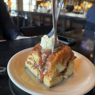 Complimentary sticky bun!