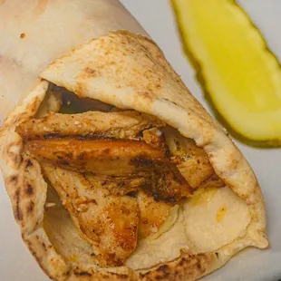 CHICKEN BREAST PITA