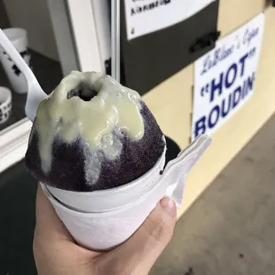 King cake and condensed milk