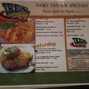 menu, burgers