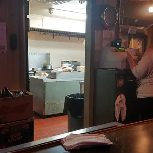 Bar seating view
