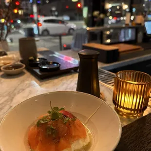 Salmon Burrata