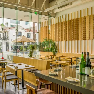 interior, sushi and sashimi