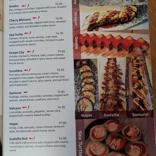 sushi and sashimi