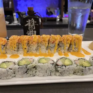 American Dream roll, California roll