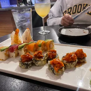 Sex on the beach and ikki special roll